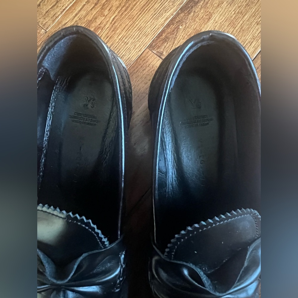 Yohji Yamamoto Loafers Soft Glass Thick Sole Black Size 7 (2 Japanese) - Picture 11 of 15